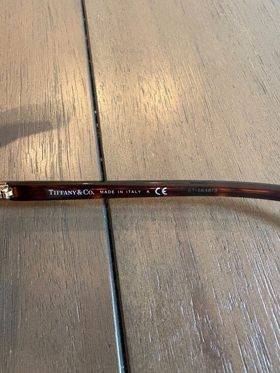 Authentic Tiffany & Co TF3068 6142/3B Cat Eye Sunglasses Gold Brown Gradient main image 15